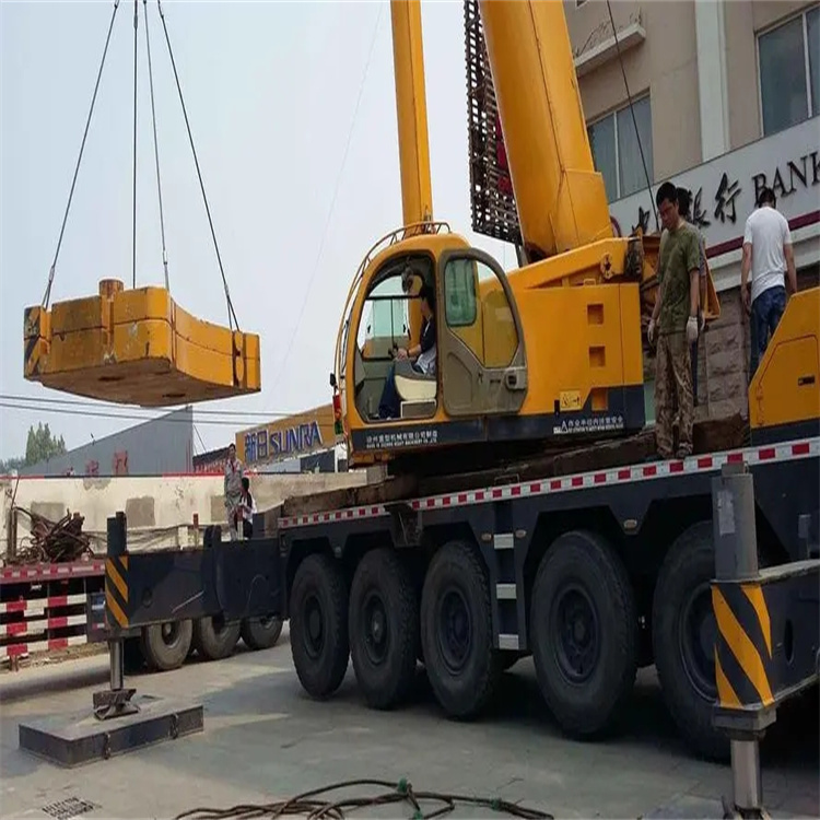 厦门同安当地吊车出租|机器吊装|75吨|工厂搬迁服务